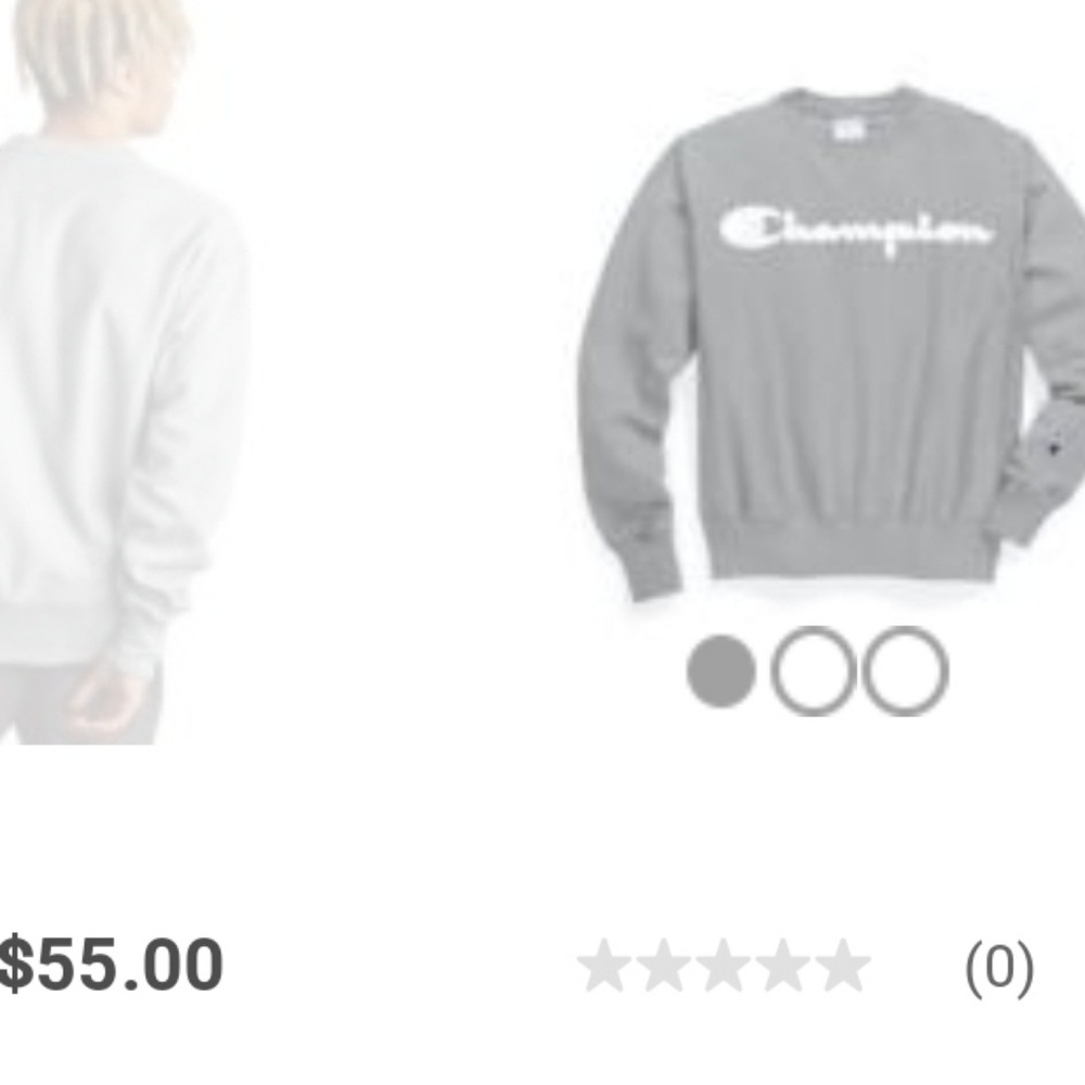 Champion crew neck sweater